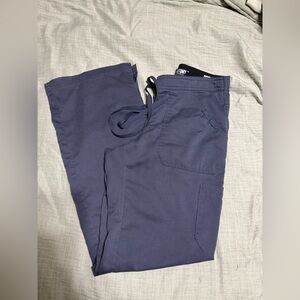 Grey's Anatomy by Barco XS steel grey flare scrub pants